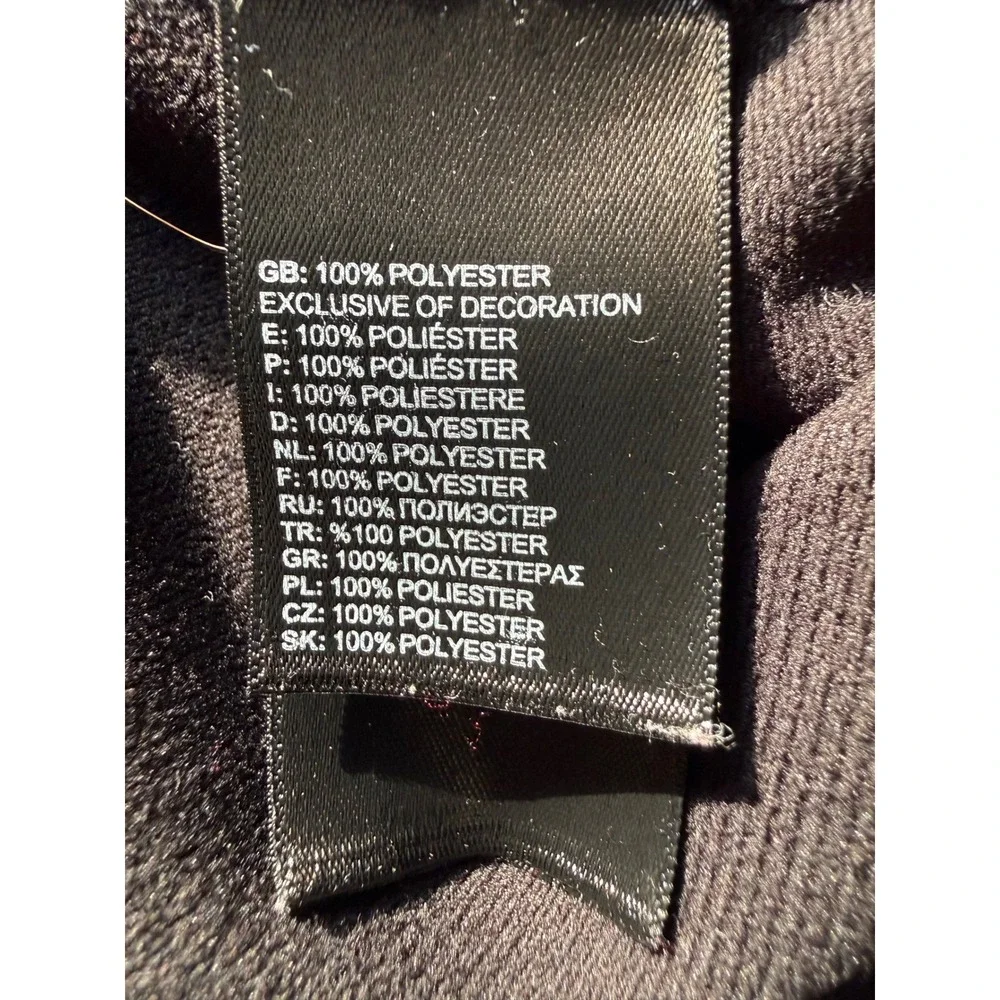 The North Face Mens 1/4 Zip Pullover Black Fleece Active Hiking Top Small S/P